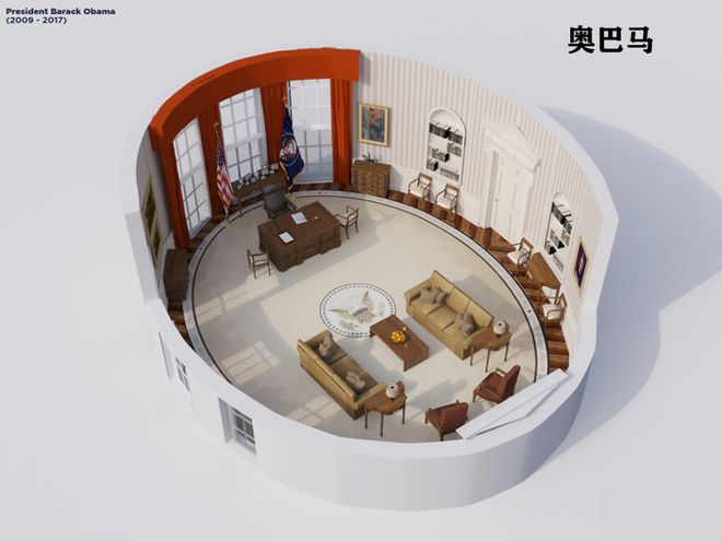 椭圆形办公室”演变史！凯发国际平台美国白宫“(图20)