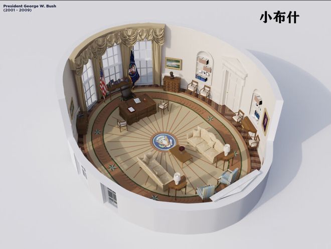 椭圆形办公室”演变史！凯发国际平台美国白宫“(图5)